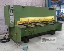 Maschine: HACO HS 2500 x 13 mm Tafelscheren (hydraulisch)