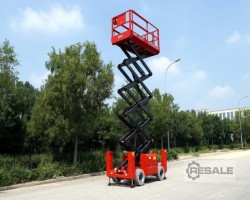 Maschine: CFMG CFP1218RTE 14m Allrad- Geländearbeitsbühne MESSESONDERPREIS