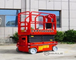 Maschine: CFMG CFPT0608DC 7.6m Scherenarbeitsbühne MESSESONDERPREIS BAUMA