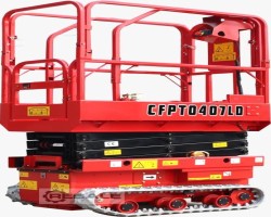 Maschine: CFMG CFPT0408LD 6.5m Gelände- Raupenarbeitsbühne MESSESONDERPREIS