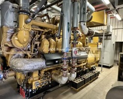Maschine: CAT CHP 2xG3516C Gas Generator Blockheizkraftwerke (BHKW)