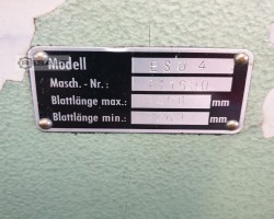 Maschine: HESKA ESU 4 Vertikalbandsägen