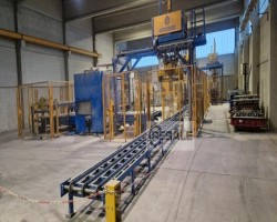 Maschine: FC MASCHINENBAU-SCHLüSSEL Fully automatic stone finishing Steinfertigungsanlagen