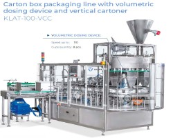 Maschine: MAX KLAT MASCHINENTECHNIK 100-VCC Faltschachtelkartonierer