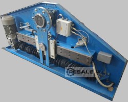 Maschine:   Kompette Lineareinheit, abgebaut, max. Hub 900/122