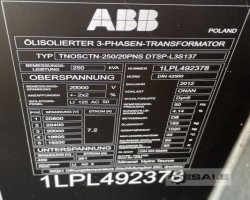Maschine: ABB Dyn5 Transformator  250 kVA 20/0,4 kV