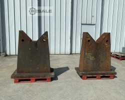 Maschine:  Cast iron V supports Aufspannwinkel