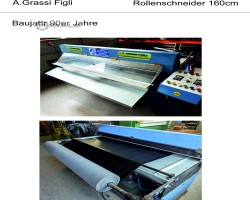 Maschine: A. GRASSI FIGLI  Guillotine-Schneidemaschinen und Rotationsschneidmaschinen