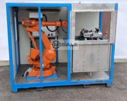 Maschine: ABB IRB 4400/45 Komplette Bearbeitungszelle mit Roboter und …,
