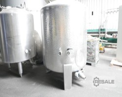 Maschine:  3,800 liter rinsing milk tank Edelstahlsilos