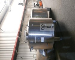 Maschine:  2,000 liter rinsing milk tank Edelstahlsilos
