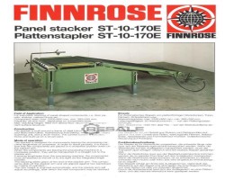 Maschine: FINNROSE ST-10-170 Electronic Stapelanlagen