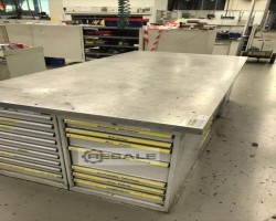 Maschine:   Aluminiumplatte für Werkbank