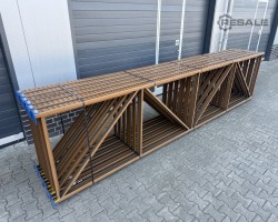 Maschine: ALSER NS 4.900x1.050mm / C80x40x2,00mm Palettenregalständer Regalständer Ständer Regal