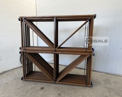 Maschine: ALSER NS 2.500x1.050mm / C80x40x2,00mm Palettenregalständer Regalständer Ständer Regal