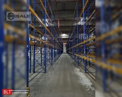 Maschine: JUNGHEINRICH DELTA ca. 14,10 lfm. 7,5m H Palettenregale