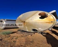 Maschine: GEA CALDERINOX 40.000 l. hot water tank Edelstahltanks und Behälter