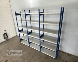 Maschine: META CLIP Abm.: 2490 x 435mm Fachbodenregale