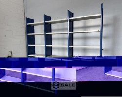 Maschine: META CLIP Abm.: 2490 x 435mm Fachbodenregale