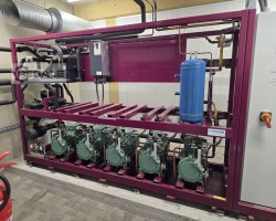 Maschine: BITZER 4DTC-25K-40P (x4), 4FTE-20K-40 Komplette Co2-Kühlanlage 265 kW