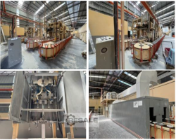 Maschine:   Doppelt gefüllte Handformer-Gießanlage