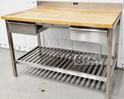 Maschine: STROHAUER AT 1400 Arbeitstische