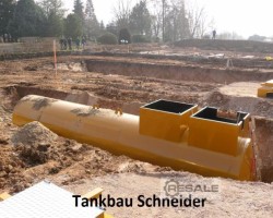 Maschine: SCHNEIDER TANKBAU 50.000 L Löschwasserbehälter 50m³ Erdtank