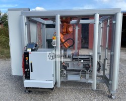 Maschine: TRANSNOVA-RUF / ABB Robot-Packer Tubenverpackungsanlage