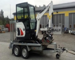 Maschine: BOBCAT E17 with trailer Minibagger