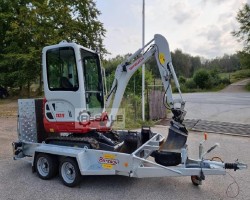 Maschine: TAKEUCHI TB216 with Trailer Minibagger