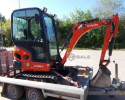 Maschine: KUBOTA KX 018-4 with Anhänger Minibagger