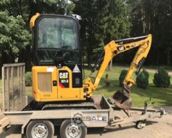 Maschine: CATERPILLAR 301.6 Minibagger with Anhänger Minibagger