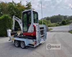 Maschine: TAKEUCHI TB216 with Anhänger Minibagger