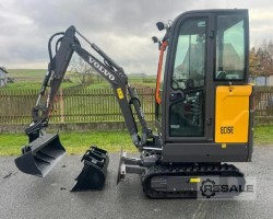 Maschine: VOLVO EC 15e 3-Zylinder 16 PS Minibagger