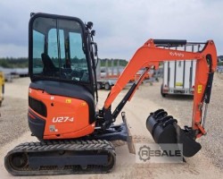 Maschine: KUBOTA U27-4 4-Zylinder Motor Minibagger
