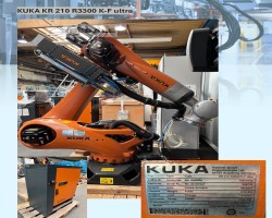 Maschine: KUKA KR 210 R3300 K-Foundry (45Std) Industrieroboter