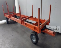 Maschine: FETRA 8189 L 3T Stabmaterial Langgut Transport Anhänger