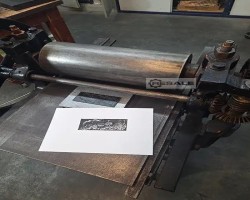 Maschine: ASBERN Radierpresse HKI 231 