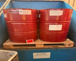 Maschine: MOBIL DTE OIL LIGHT CLP EC # 1272/2008 + GHS SANS Posten Fässer Öl (4 Stück)