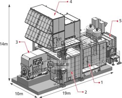 Maschine: MITSUBISHI-HITACHI H-25- 60HZ Mitsubishi-Hitachi-Turbine 64 MW