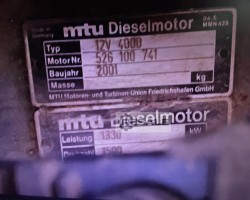 Maschine: MTU 12 V 4000 Dieselmotoren
