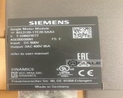 Maschine: SIEMENS SINAMICS Singel Motor Module