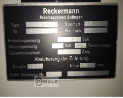 Maschine: RECKERMANN Delta 1300 K Bettfräsmaschinen