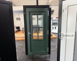 Maschine:  Amsterdam Aluminium-Ausstellungstür (mit Fingerscanner)