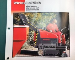 Maschine: GANSOW 150 P Saug- u. Kehrmaschine