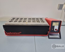 Maschine: BEHROTEST CSB 24/E + TRS 300 Heiz- / Mineralisierblock
