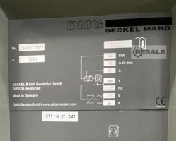 Maschine: DECKEL MAHO DMC 63 V Vertikale CNC Bearbeitungszentren