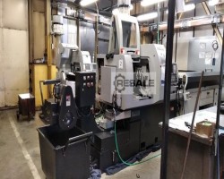 Maschine: HANWHA XP32S + dopravník t?ísek CNC Drehmaschinen