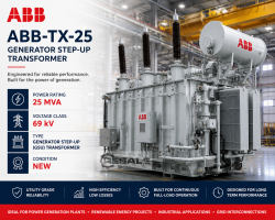 Maschine: ABB Transformer – ABB-TX-25 ABB 25 MVA Gen-Step-Up-Transformator ABB-TX-25