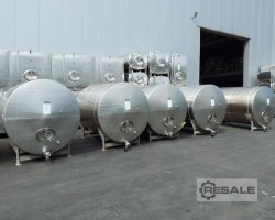 Maschine:  6.200 Liter Lagertank in V2A